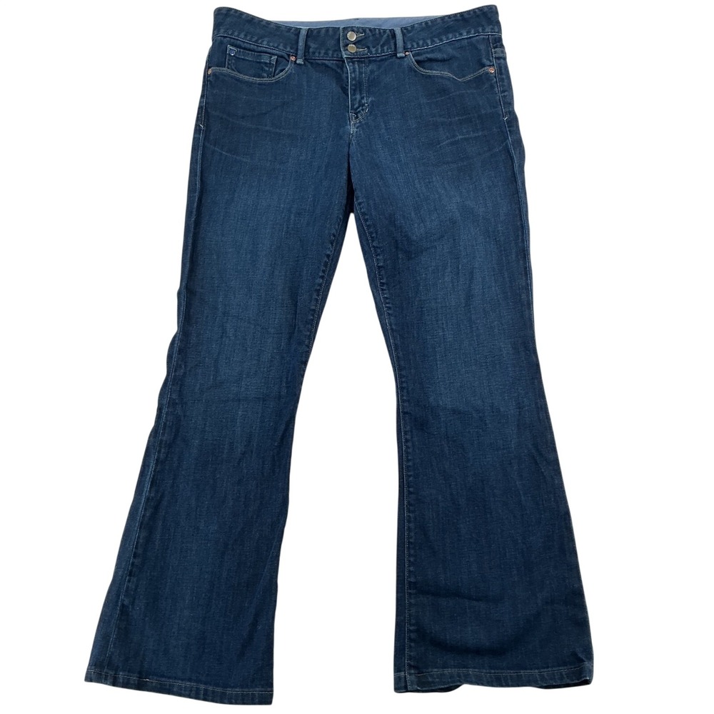 Gap 1969 Perfect Boot Jeans Womens 32/14r Dark Wash Stretch Denim Y2K Classic